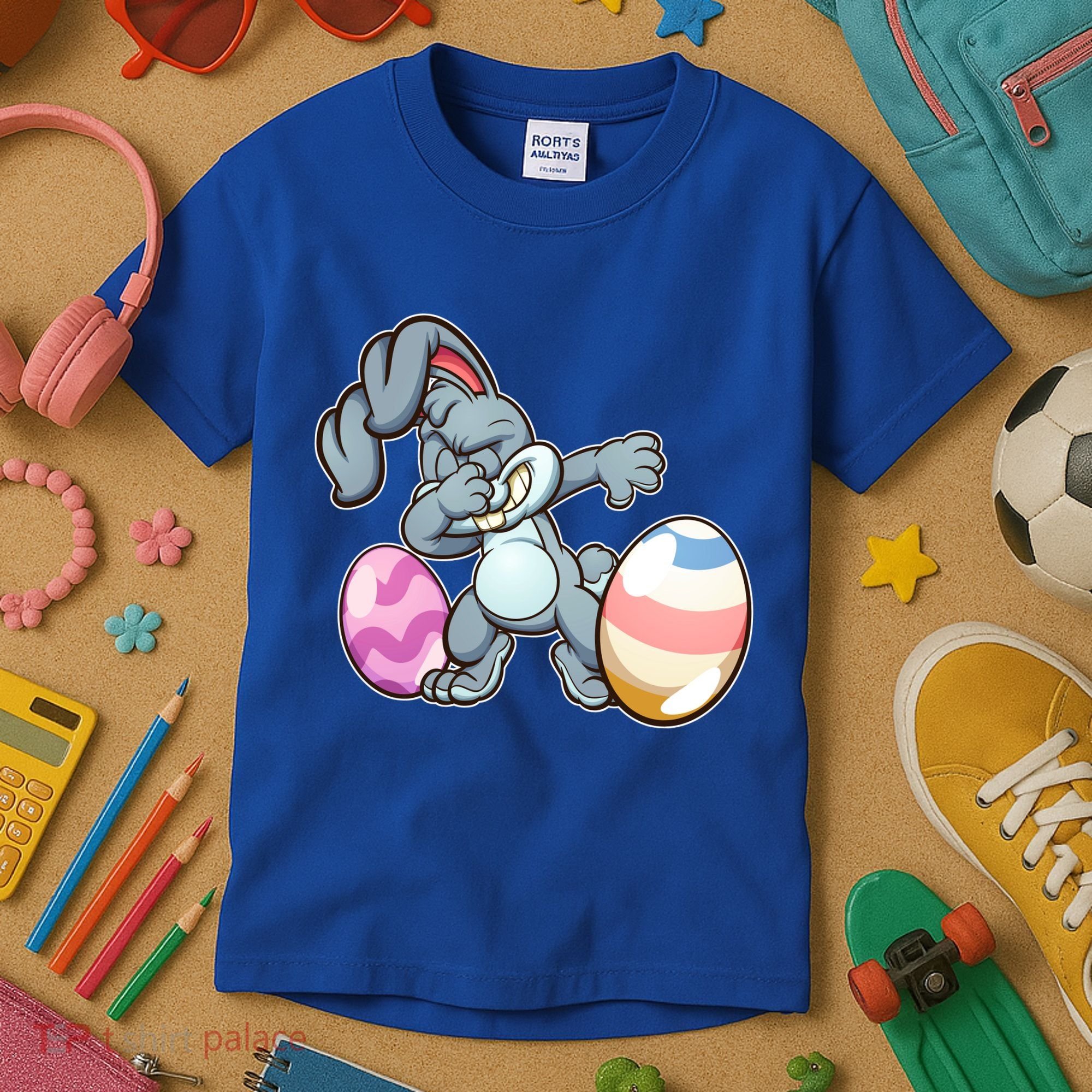 Easter Bunny Dabbing Kids T-Shirt
