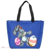 Easter Bunny Dabbing Tote Bag thumb 0