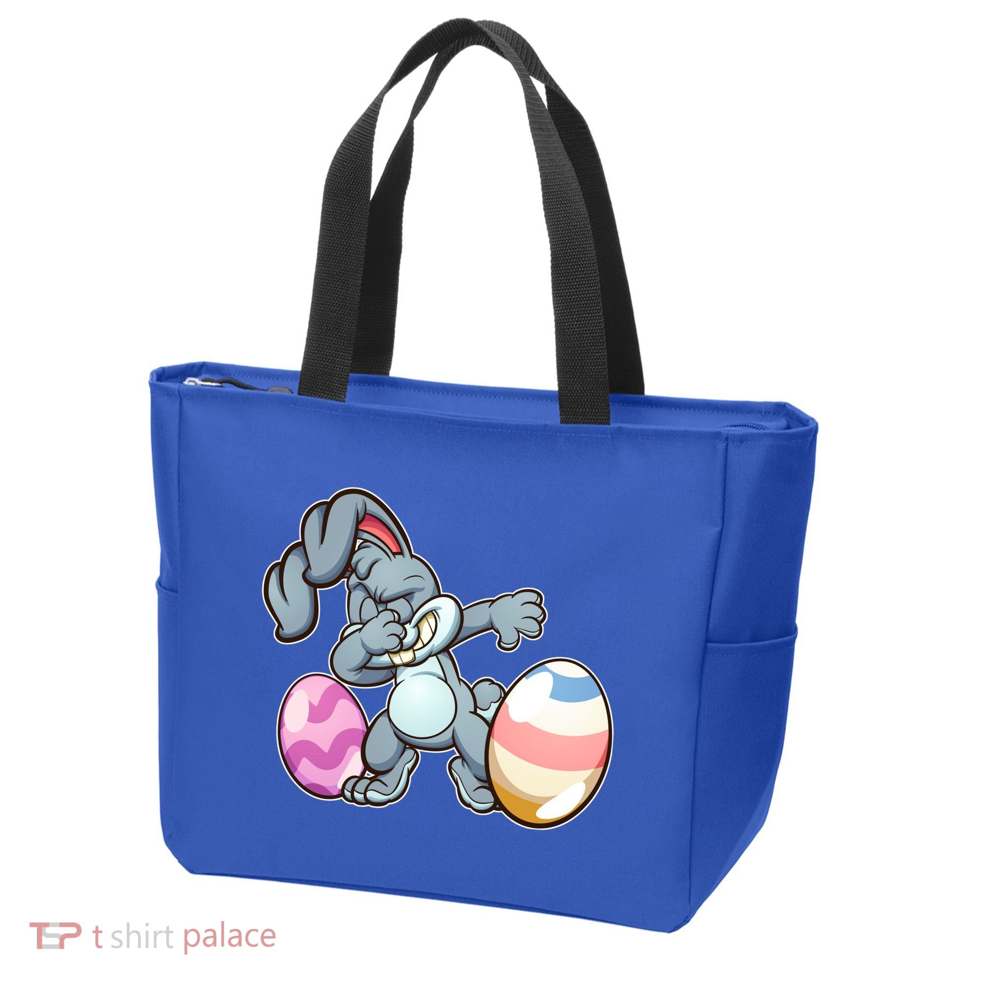 Easter Bunny Dabbing Tote Bag