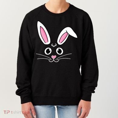 Easter Bunny Face Women's Sweatshirt