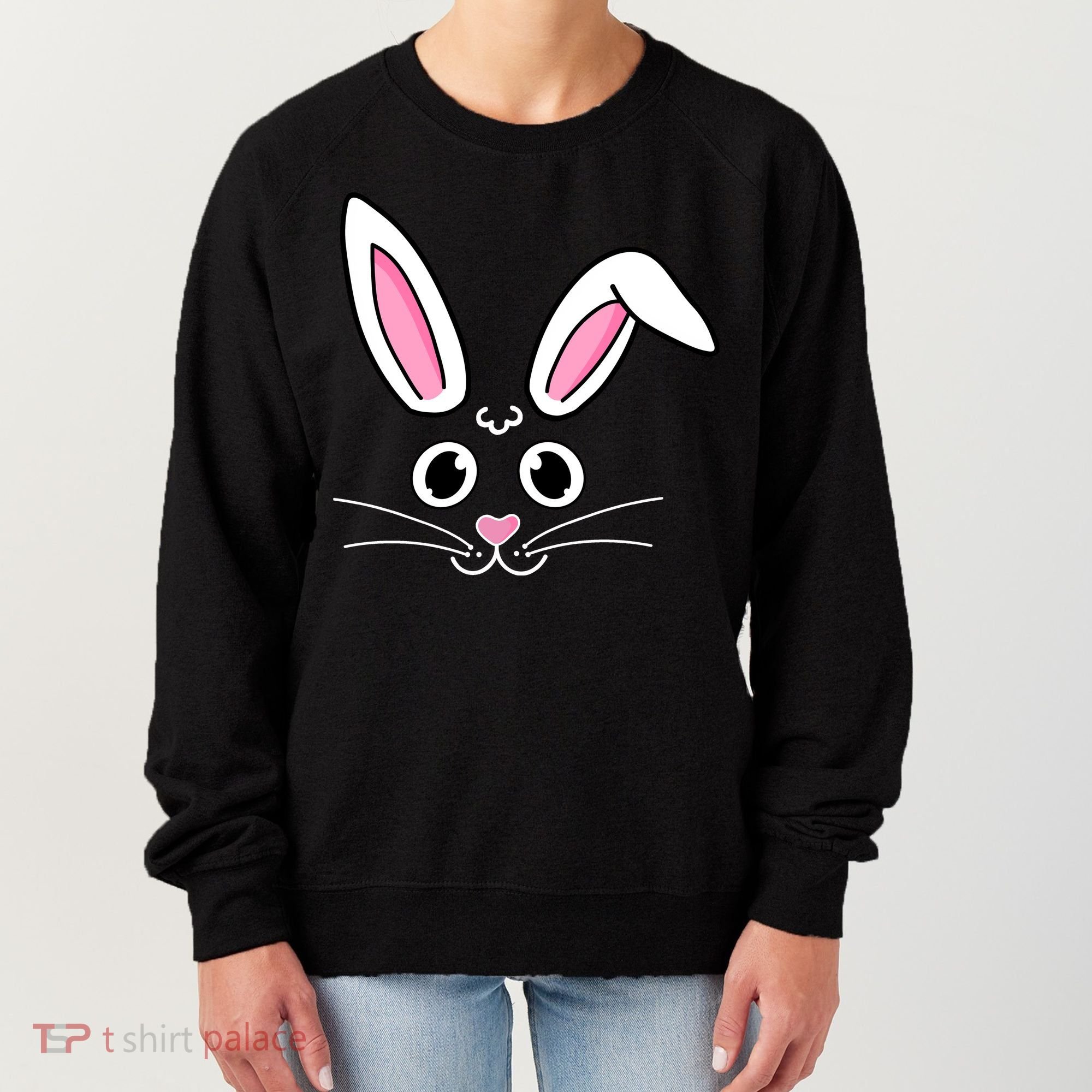 Easter Bunny Face Women's Sweatshirt