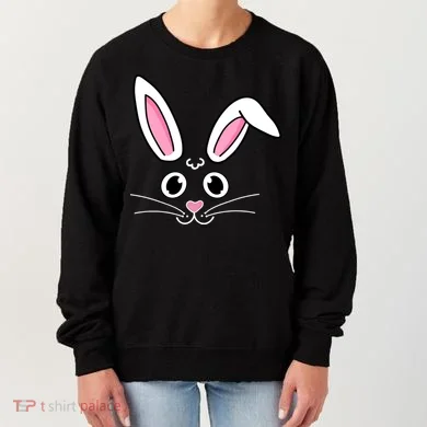Easter Bunny Face Women's Sweatshirt