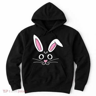 Easter Bunny Face Hoodie