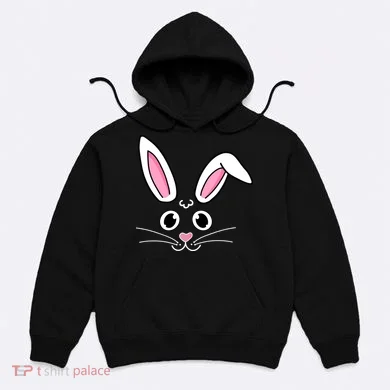 Easter Bunny Face Hoodie