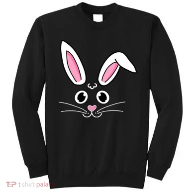 Easter Bunny Face Sweatshirt