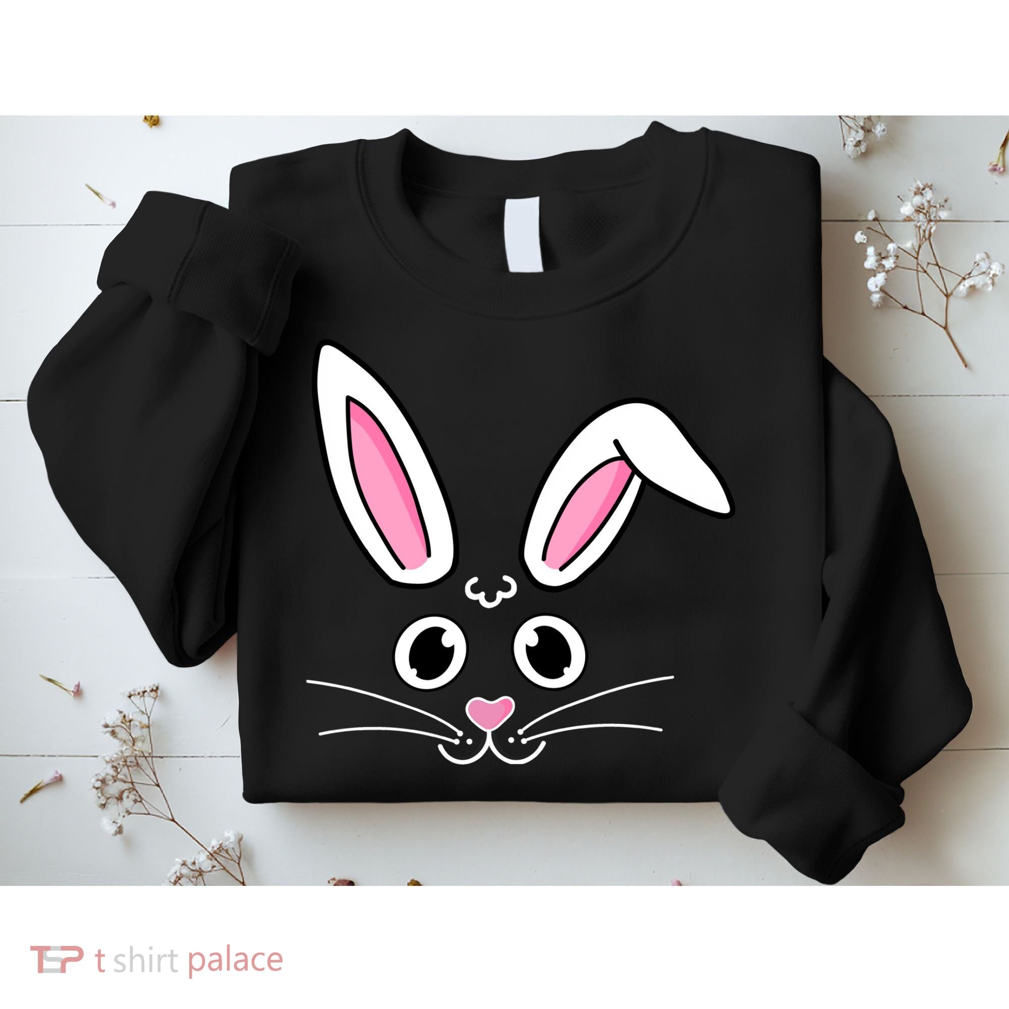Easter Bunny Face Sweatshirt