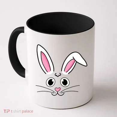 Easter Bunny Face Coffee Mug
