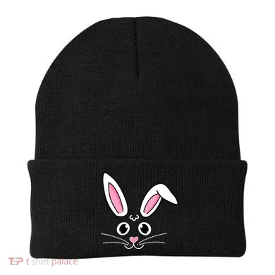 Easter Bunny Face Beanie