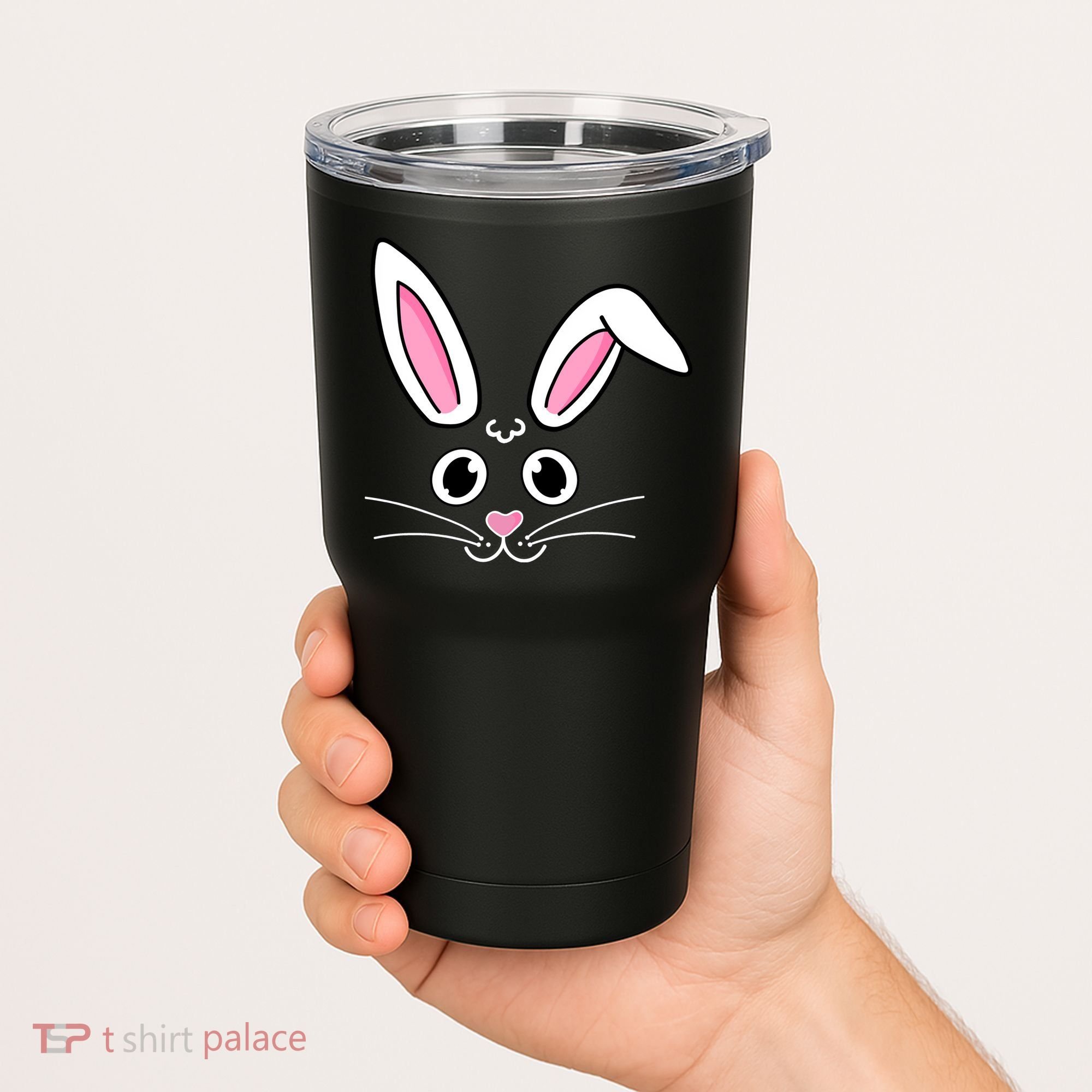 Easter Bunny Face Tumbler
