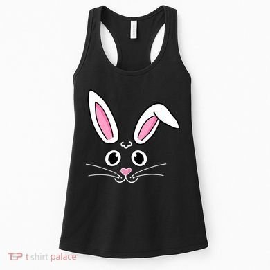 Easter Bunny Face Women's Tank Top
