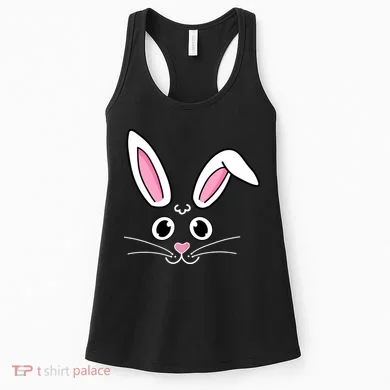 Easter Bunny Face Women's Tank Top