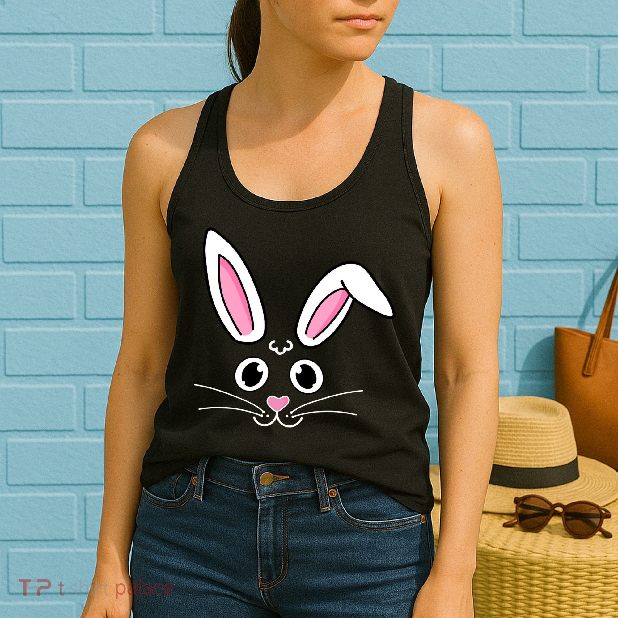 Easter Bunny Face Women's Tank Top