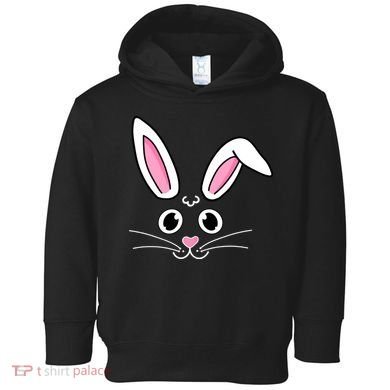 Easter Bunny Face Toddler Hoodie
