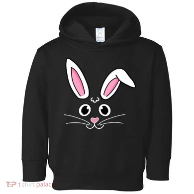 Easter Bunny Face Toddler Hoodie