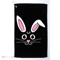 Easter Bunny Face Golf Towel thumb 0