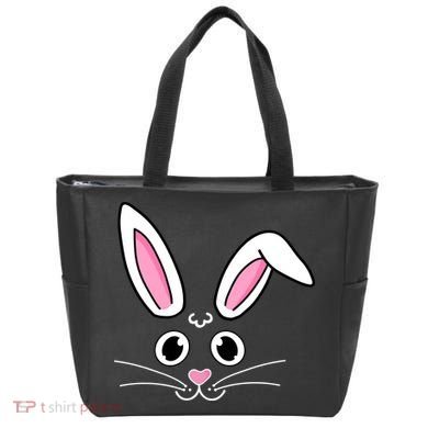 Easter Bunny Face Tote Bag