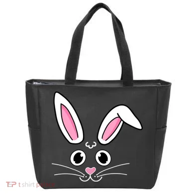 Easter Bunny Face Tote Bag