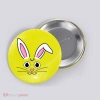 Easter Bunny Face Button thumb 0