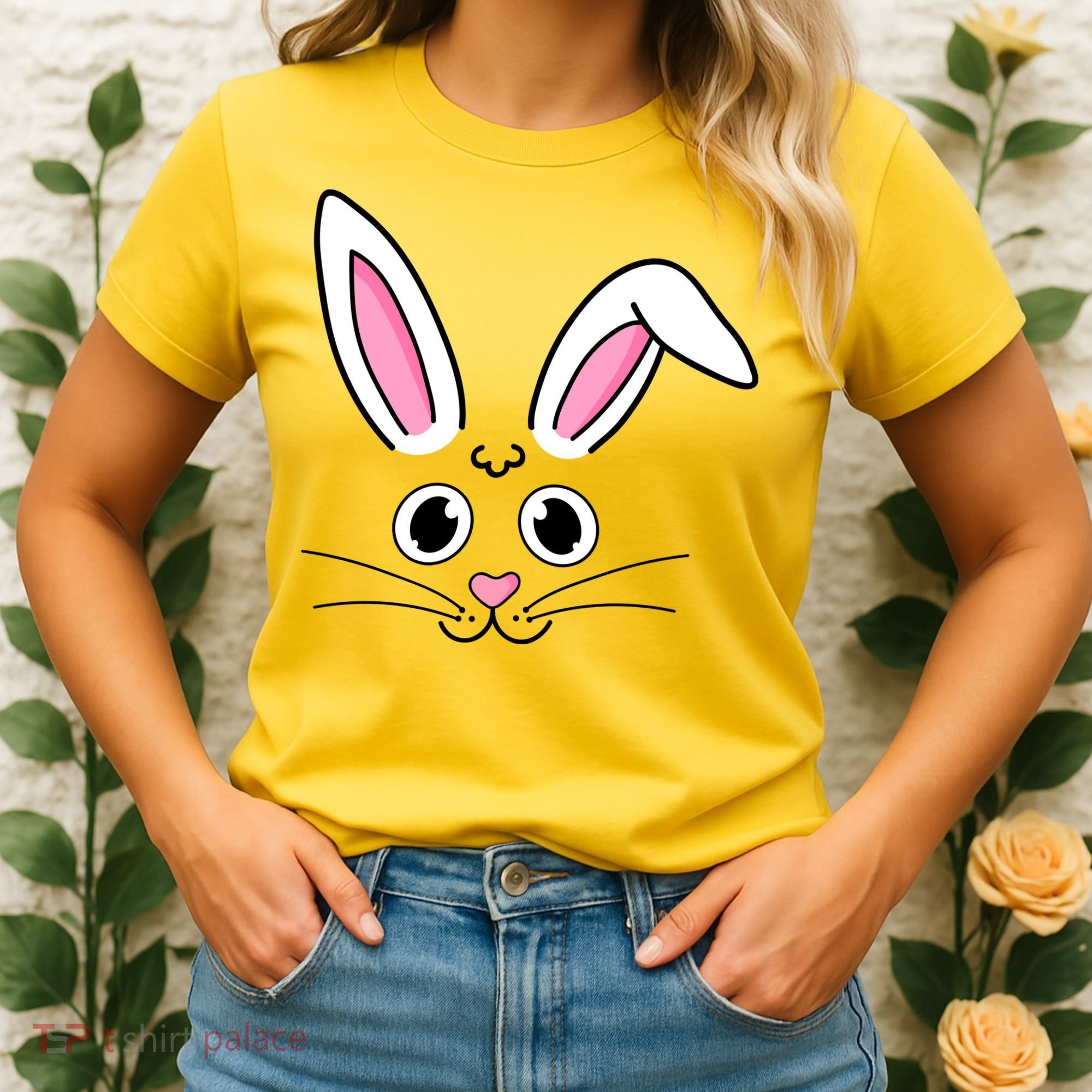Easter Bunny Face Women's T-Shirt