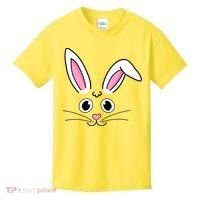 Easter Bunny Face Kids T-Shirt thumb 0