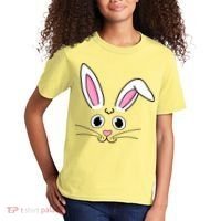 Easter Bunny Face Kids T-Shirt thumb 2