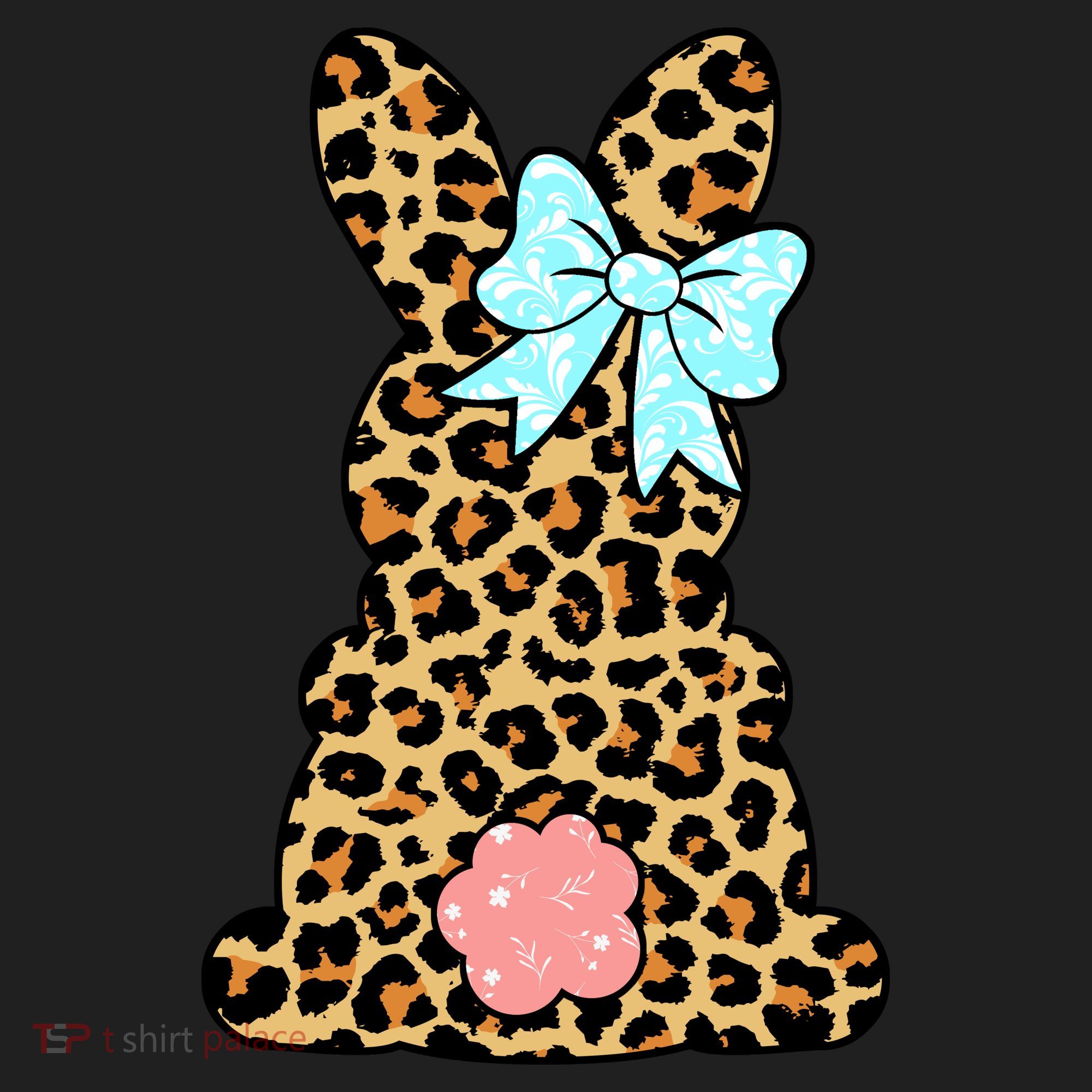 Easter Bunny Leopard Print Women's Sweatshirt