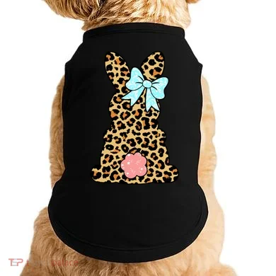 Easter Bunny Leopard Print Doggie Tank