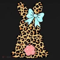 Easter Bunny Leopard Print Doggie Tank thumb 4