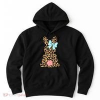 Easter Bunny Leopard Print Hoodie thumb 0