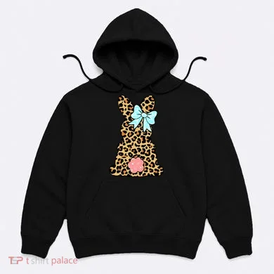 Easter Bunny Leopard Print Hoodie