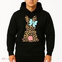 Easter Bunny Leopard Print Hoodie thumb 2