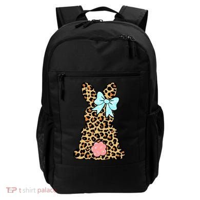 Easter Bunny Leopard Print Backpack