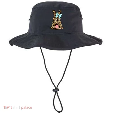 Easter Bunny Leopard Print Bucket Hat