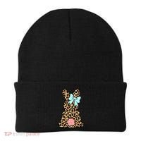 Easter Bunny Leopard Print Beanie thumb 0