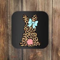 Easter Bunny Leopard Print Coaster thumb 0