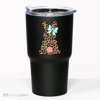 Easter Bunny Leopard Print Tumbler thumb 0