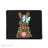 Easter Bunny Leopard Print Mousepad thumb 0