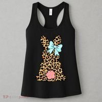 Easter Bunny Leopard Print Women's Tank Top thumb 3