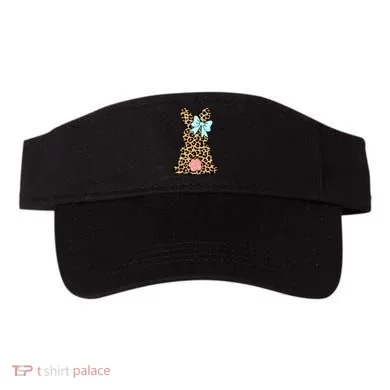 Easter Bunny Leopard Print Visor