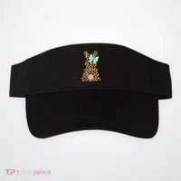 Easter Bunny Leopard Print Visor thumb 0