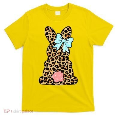 Easter Bunny Leopard Print T-Shirt