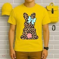 Easter Bunny Leopard Print T-Shirt thumb 6