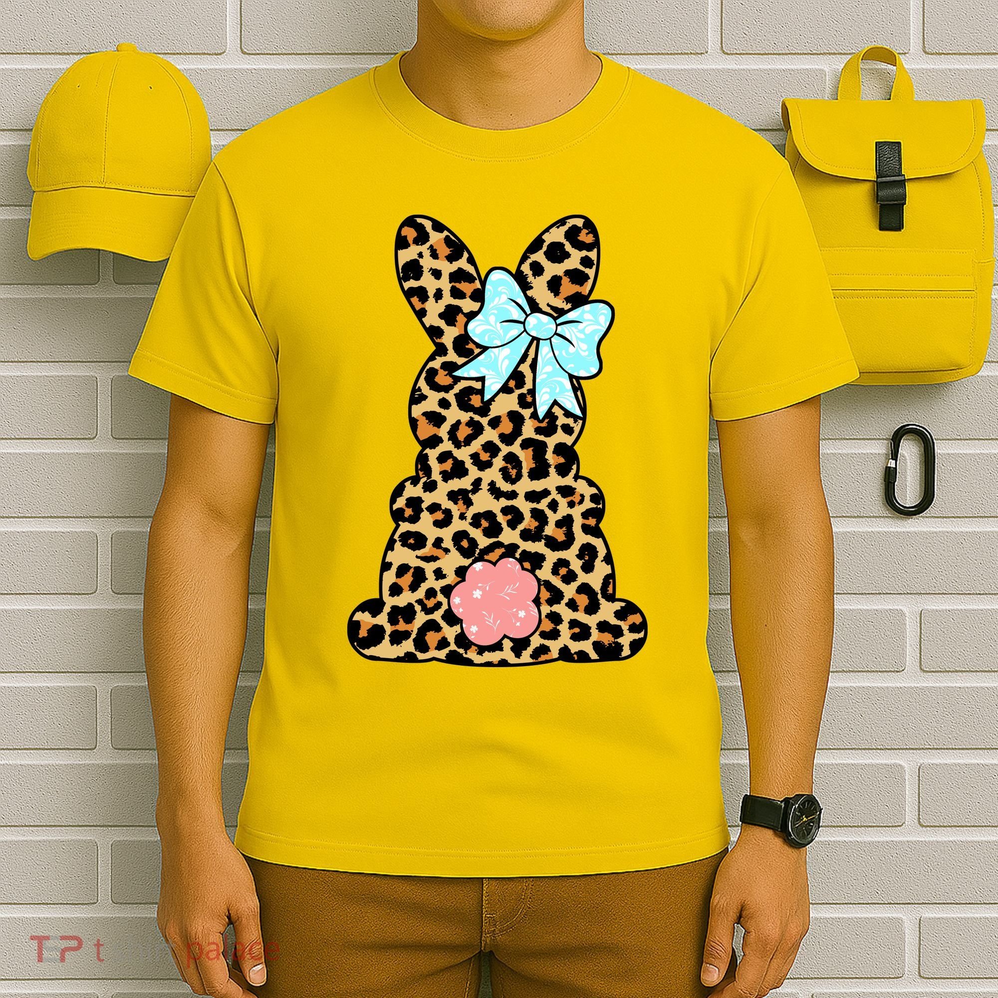 Easter Bunny Leopard Print T-Shirt