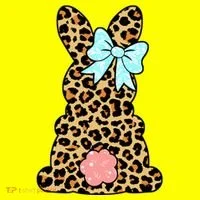 Easter Bunny Leopard Print Polo thumb 2