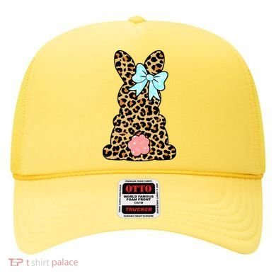 Easter Bunny Leopard Print Hat