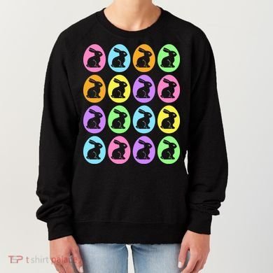 Easter Bunny Rabbit Eggs Women's Sweatshirt