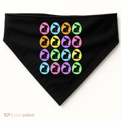 Easter Bunny Rabbit Eggs USA-Made Doggie Bandana
