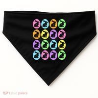 Easter Bunny Rabbit Eggs USA-Made Doggie Bandana thumb 0