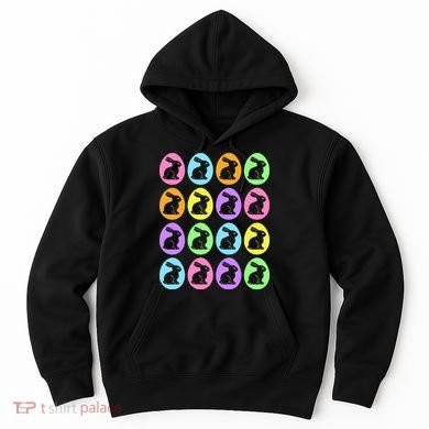 Easter Bunny Rabbit Eggs Hoodie
