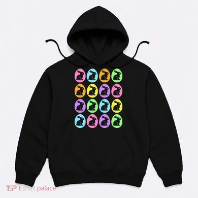 Easter Bunny Rabbit Eggs Hoodie
